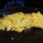 omelette aux truffes et croûtons 7
