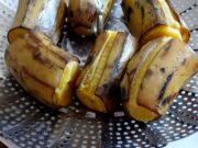 Bananes plantains à la vapeur