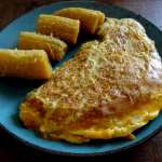 Omelette au cheddar