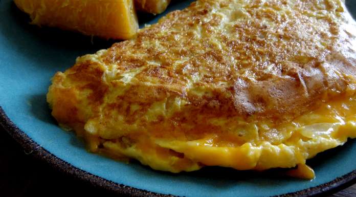 omelette au cheddar