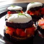 Piles d&rsquo;aubergines