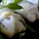 Rouleaux de printemps oeufs avocat menthe 11