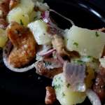 Salade de harengs aux cèpes
