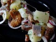 Salade de harengs aux cèpes (Pologne)