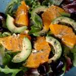 Salade d&rsquo;orange et avocat sauce au pavot 12