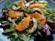 Salade d’orange et avocat sauce au pavot (Bermudes)
