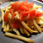 Frites à la feta tomate et citron 3