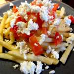 Frites à la feta tomate et citron 4