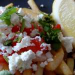 Frites à la feta tomate et citron 5