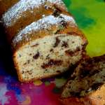Gâteau aux amandes et chocolat haché