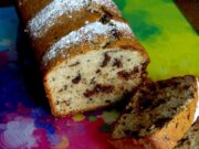 Gâteau aux amandes et chocolat haché (sans graisse ajoutée)