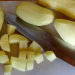 Poêlée de pommes de terre aux oeufs 1