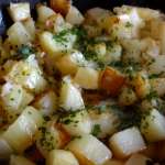 Poêlée de pommes de terre aux oeufs 5