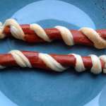 Brochettes de knacks feuilletés 0