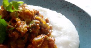 Curry de poisson du Malawi et nsima