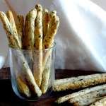 Gressins au basilic a