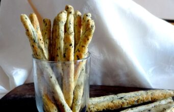Gressins au basilic d’Eryn (Italie)