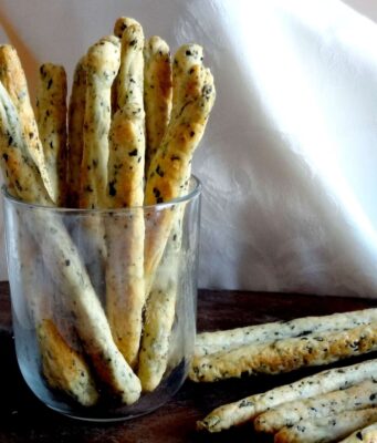 Gressins au basilic d’Eryn (Italie)
