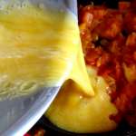 Omelette aux tomates 5