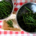Pâtes crémeuses aux haricots verts et cacahuètes 1