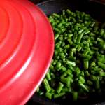 Pâtes crémeuses aux haricots verts et cacahuètes 6