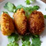croquettes de pommes de terre fourrées aux oeufs