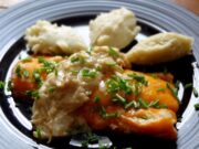 Haddock crème à l’oignon et purée à la vanille (ïles Féroé)
