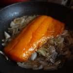 Haddock à la crème d&rsquo;oignons et purée à la vanille 4