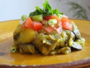 Ragoût de pommes de terre et aubergines – Eggplant Bhutuwa (Népal)
