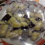 Salade d&rsquo;aubergines aux pignons et mozzarela 3
