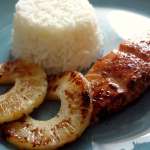saumon glacé sauce teriyaki