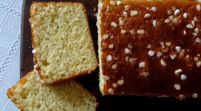 gâteau brioché à la fleur d'oranger