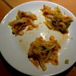 Omelette au kimchi 1