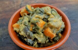 Ragoût de gombos et patate douce – Daraba (Tchad)