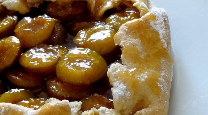 tarte rustique aux reines-claudes