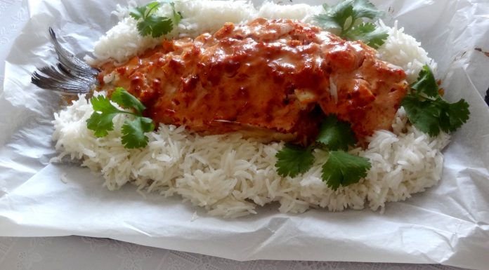 Gratin de poisson au lait de coco
