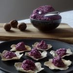 Caviar de chou rouge aux noix