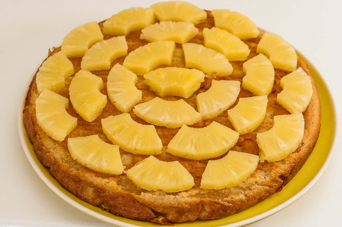 recettes angolaises tarte au lait et ananas