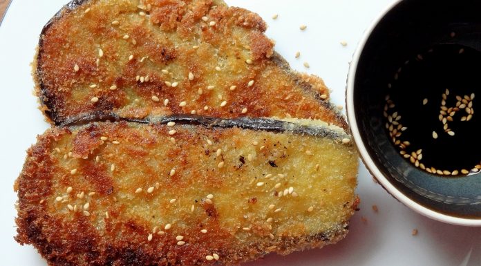 aubergines panées