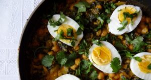 Curry de pois chiches et épinards