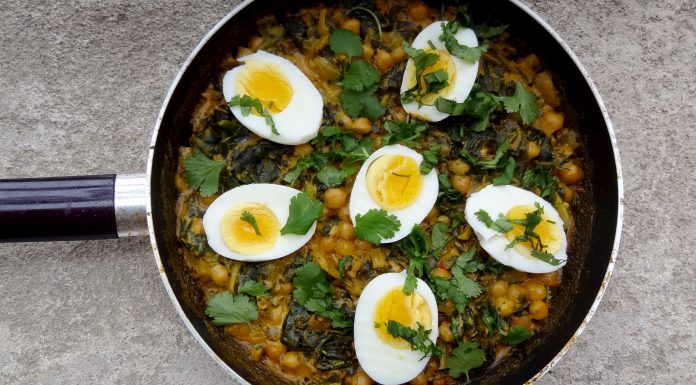 curry de pois chiches et épinards