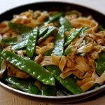 Nouilles bise aux pois gourmands 0