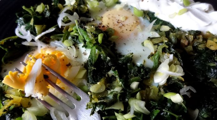 oeufs aux épinards à l'irakienne