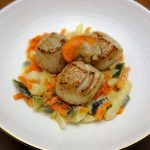 Coquilles Saint-Jacques mandarine et gingembre 0