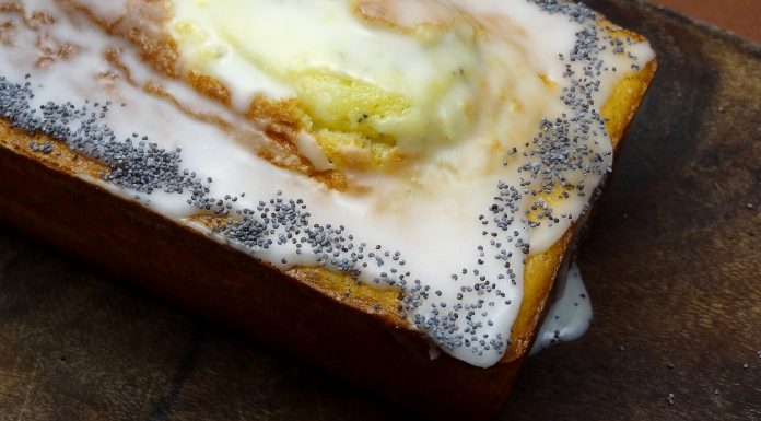 gâteau au lait concentré sucré citron pavot