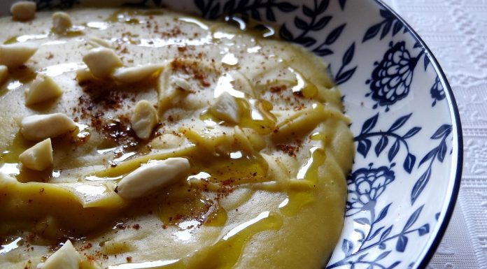 crème de pois cassés et carottes