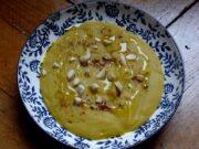Crème de pois cassés et carottes
