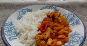 Curry de thon aux haricots blancs