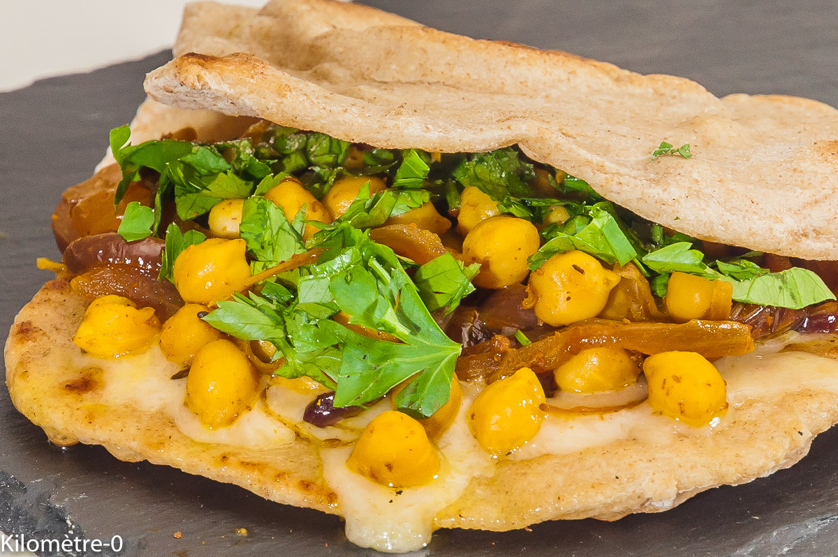 recettes iraniennes pitas aux pois chiches