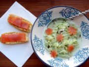 Soupe froide de concombre nordique